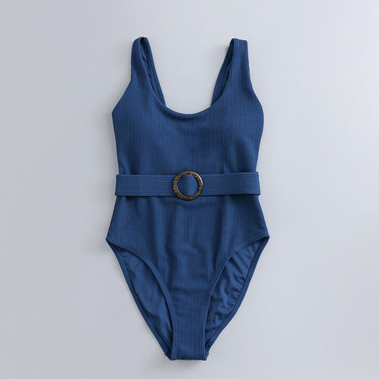 New Women's One-piece Slimming Triangle Swimsuit With Chest Pad