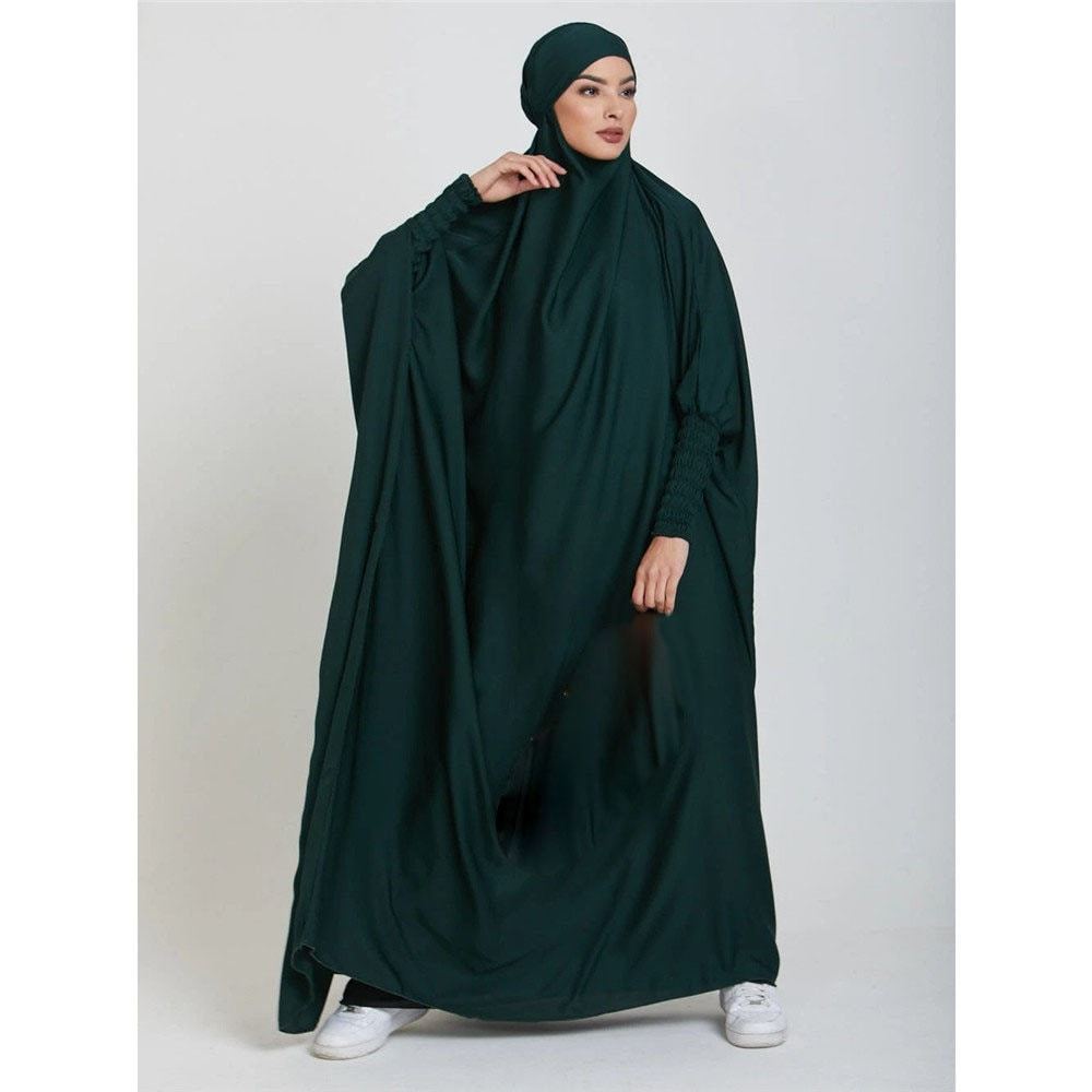 One Piece | Jilbab|  Muslim Prayer Garment |  Hijab Dress Women Hooded | Khimar | Niqab