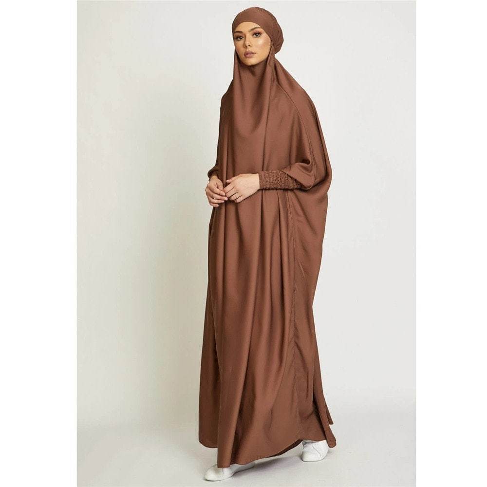 One Piece | Jilbab|  Muslim Prayer Garment |  Hijab Dress Women Hooded | Khimar | Niqab