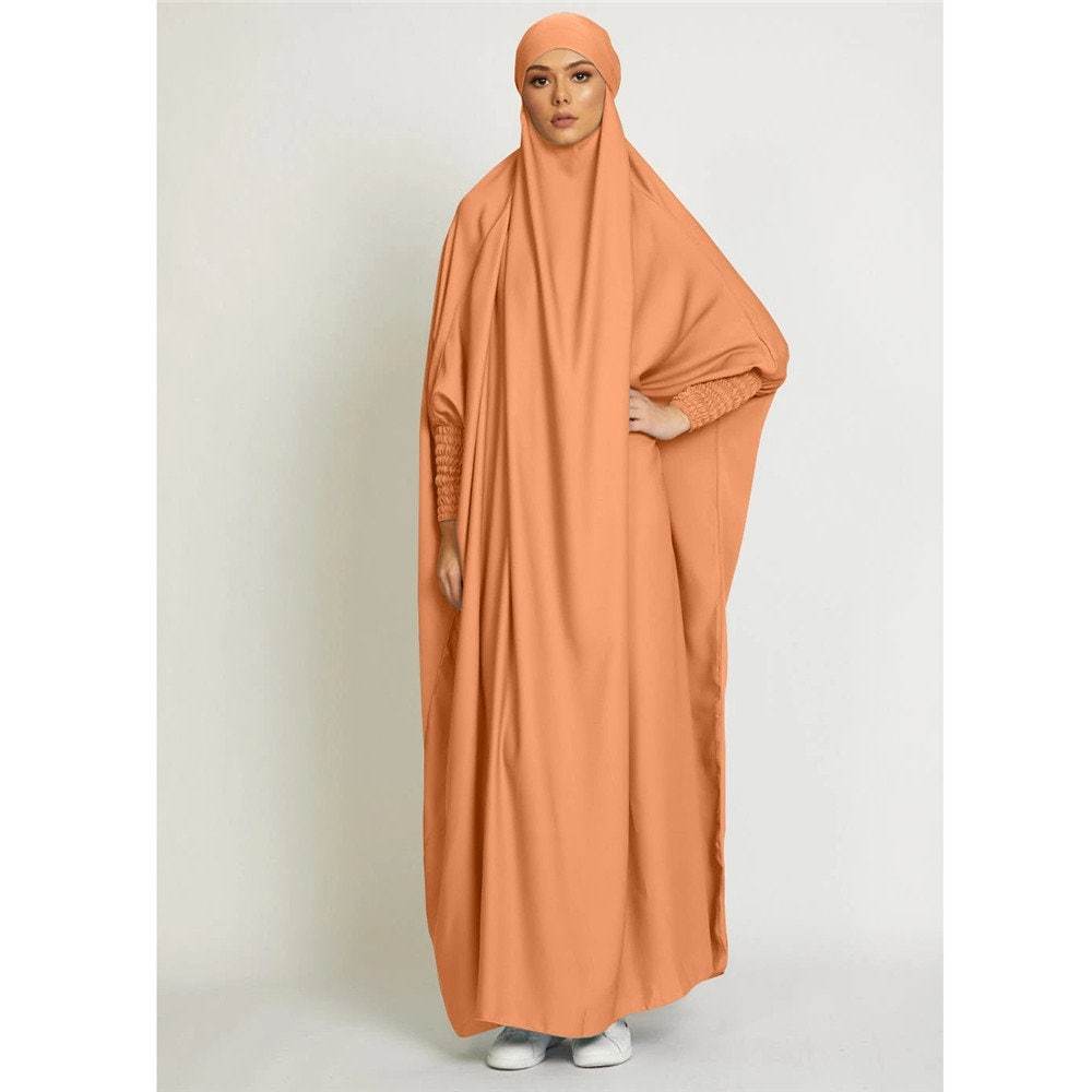 One Piece | Jilbab|  Muslim Prayer Garment |  Hijab Dress Women Hooded | Khimar | Niqab