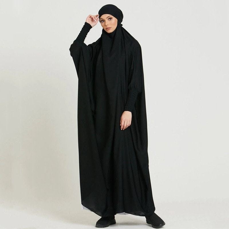 One Piece | Jilbab|  Muslim Prayer Garment |  Hijab Dress Women Hooded | Khimar | Niqab