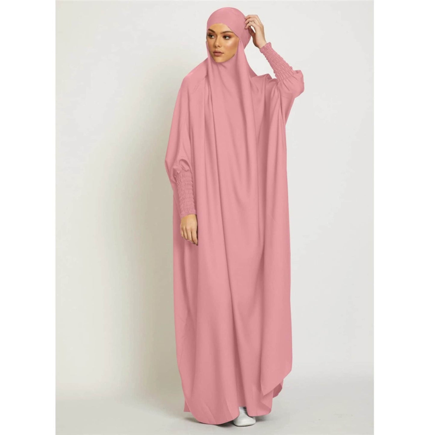 One Piece | Jilbab|  Muslim Prayer Garment |  Hijab Dress Women Hooded | Khimar | Niqab