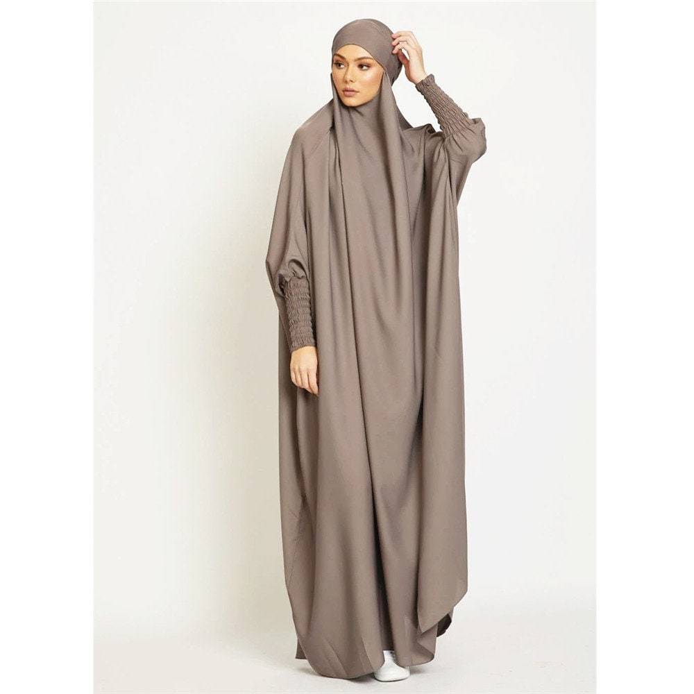 One Piece | Jilbab|  Muslim Prayer Garment |  Hijab Dress Women Hooded | Khimar | Niqab